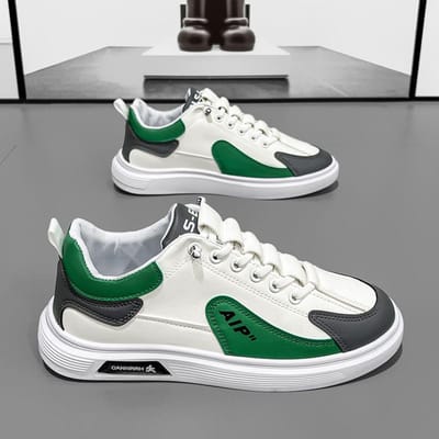 Schoenen voor Heren In de Zomer Nieuwe Heren Zachte Zool Ademend Tiener Veelzijdig Student Trendy Casual Schoenen voor Heren 44 gray