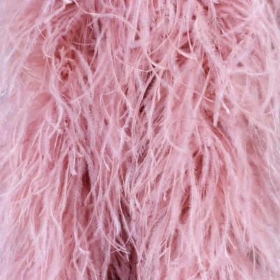 DIY 2M Roosroze Struisvogelveer Boa Sjaal 1-10 Lagen Hoge Kwaliteit Struisvogelveren Sjaal Veerafwerking Jurk Shirt Top Decoratie Knutsel 1ply