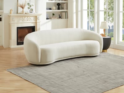 Hoekbank L-vorm Nolio XL – Luxe Chenille met 3D-Effect – 4-zits – 315x250 cm – Links – Terracotta – Bellavero