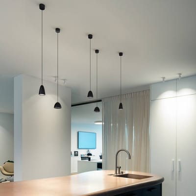 Wever & Ducré Lighting WEVER & DUCRÉ LED hanglamp Cozy Zone 1.0, zwart, 2.700 K