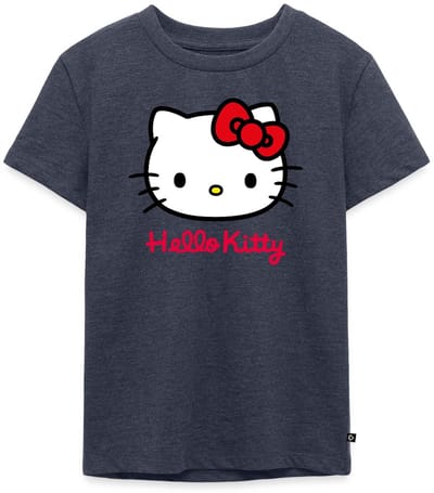 Hello Kitty Klassiek Portret Hello Kitty Tekst Premium T Shirt Kinderen