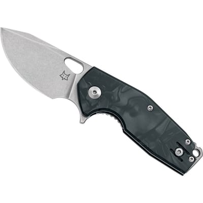 Fox Knives Suru Cellulose Acetate Black – Compact EDC-vouwmes met M398 Lemmet