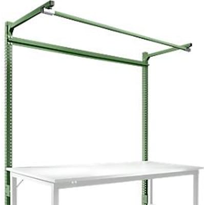 Opbouwframe met giek, Basistafel STANDAARD werktafel/werkbank UNIVERSAL/PROFI, 1750 mm, resedagroen