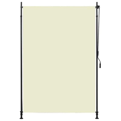 vidaXL - Rolgordijn - voor - buiten - 150x270 - cm - crème
