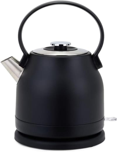 SNJY® Waterkoker Retro - Waterkoker Vintage - Waterkoker Design - 1.5 Liter - 2200 W - Zwart