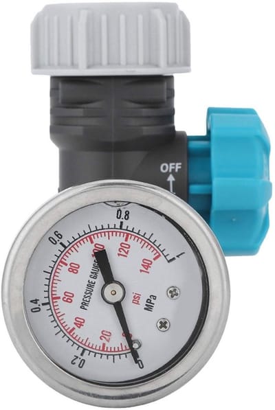 Allecto - Waterdrukregelaar G3/4in - Pom met Drukmeter voor