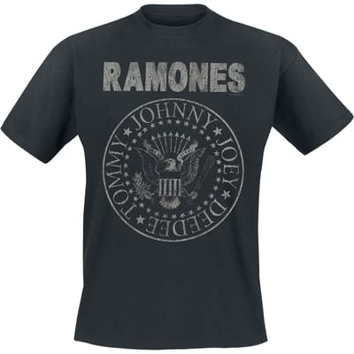Ramones T-shirt - Hey Ho Let's Go - Vintage - S tot 5XL - voor Mannen - zwart