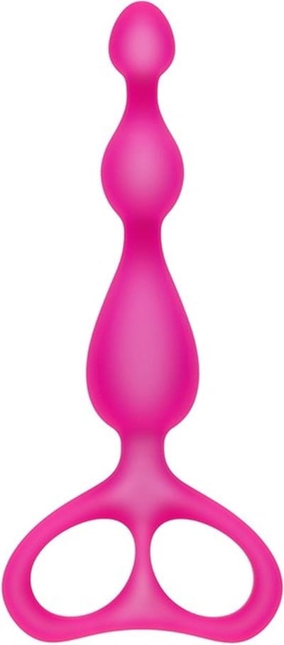 Pleasures - Anaal balls dildo paars 17,5 x 3cm