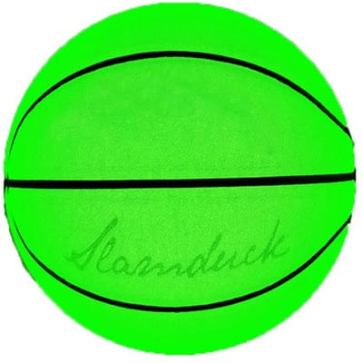 Taille 7 Basket-ball réfléchissant et holographique pour jeu nocturne Basket-ball lumineux dans le noir Cadeaux de basket-ball Jouets pour green