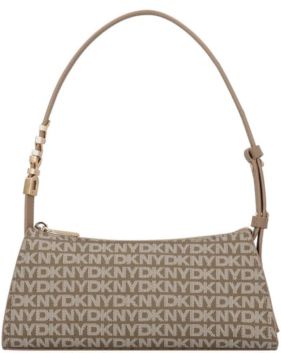 DKNY Schoudertas Avril Shoulder Bag Chino / Shitake Bruine