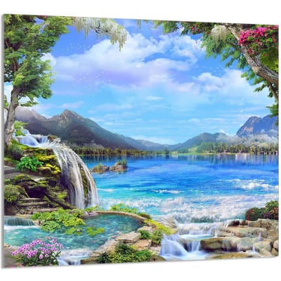 TMK ArtDeko - Snijplank - Gehard Glas - 65x60 cm - Voorbeschermingspaneel