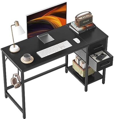 Modern Bureau met 2 Lades - Omkeerbaar Desk voor Gaming en Studeerkamer