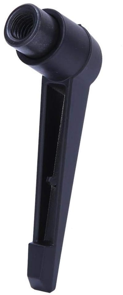 Dailygoods- Verstelbare Klemmen - 4 Stuks - Roestvrij Staal - Handgrepen - Zwart - Handvat Lengte 50mm