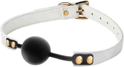Dream Toys Gag Blaze Elite Ball Gag White Wit