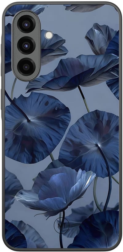 Hoesje geschikt voor Samsung Galaxy A36 - Dusky blooms - TPU Hard Case Backcover - Paars - Mooie Telefoonhoesjes