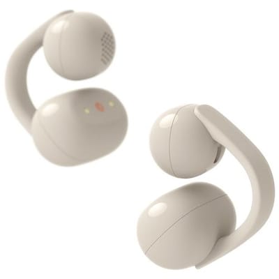 Sony LinkBuds Clip - Draadloze open-ear oordopjes - Beige/Grijs
