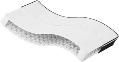 Binnenveringmatras - Eenpersoons matras - Comfortabel slapen - 7-zone ondersteuning - 90x200 cm - Wit