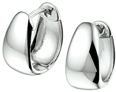 Zilver Gerhodineerde Klapoorringen 1324588