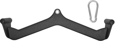 Lat-Pulldown-Opzetstuk, Roeiv-Stang voor Kabelmachines, Triceps-Pulldown-Stang, Krachttraining voor De Rug met Rubberen Handgreep, Biceps-Curl-Stang