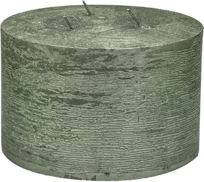 Stompkaars Branded By | metallic green | ø15x10 cm | 3 lonten