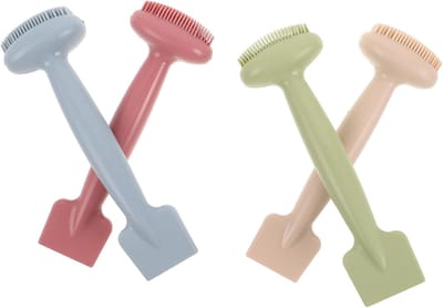 4 Stuks Masker Borstel Face Mask -applicator Applicator Voor Gezichtsmaskerborstels Tweekoppige Maskerborstel Spatel Voor Gezichtsmodder Make -uptools Moddermaskerborstel Silicagel