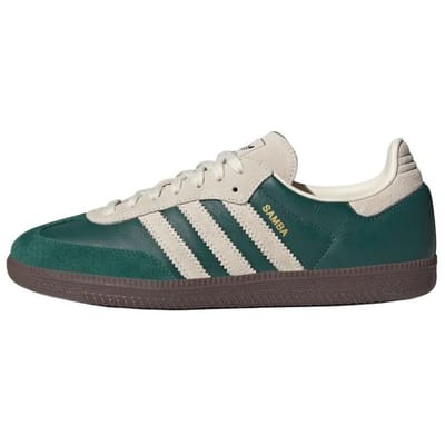 adidas Samba OG Collegiate Green Cream Unisex Sneakers Crème-Wit Gum JI3215 40 white