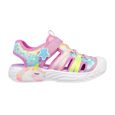 Skechers Synthetische sandalen met eenhoornmotief voor peuters (Roze)