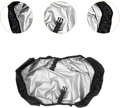 1 stuk stoelhoezen - Met gesp - voor scootmobiel & elektrische rolstoel - 100*50cm - antislip - waterdicht - zonwerend - stofdicht - regenbestendig - stoelbeschermhoes - stoelhoes - zwart