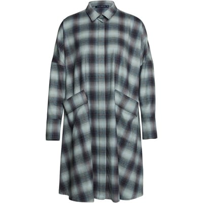 River Woods Ls Wide Dress Large Pkt Multi Größe: 34 | Blusenkleider Outlet | Damen