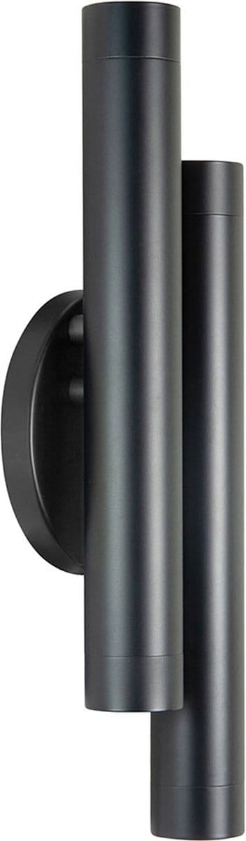 Wandlamp | 4 cm | Trend | 4 lichts | GU10 | zwart | metaal | moderne verlichting