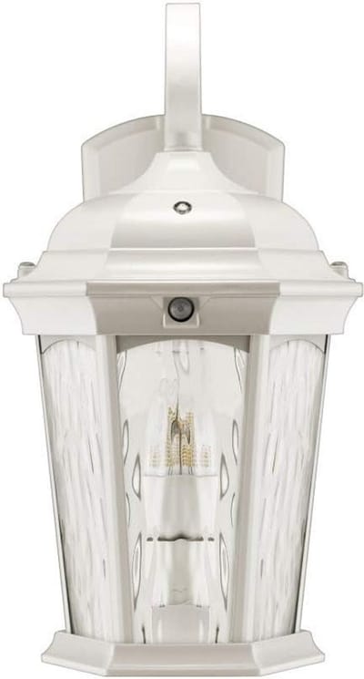 Waterdichte Buitenlantaarn met Warm Wit Licht en Nacht-/Bewegingssensor