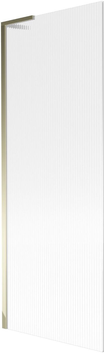 Mexen Next L badwand 1-delig 70 x 150 , strepen, goud - 895-070-000-03-09-50