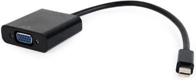 Mini DisplayPort naar VGA adapterkabel zwart 15 cm