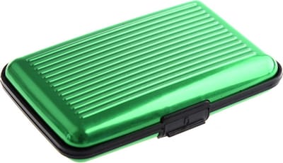 New Age Devi - Premium Creditcardhouder - alu Pasjeshouder - Aluminium - Groen / Green - De ultieme bescherming voor jouw pasjes!