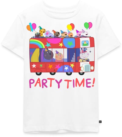 Peppa Pig Design Party Time Met Peppa Premium T Shirt Kinderen