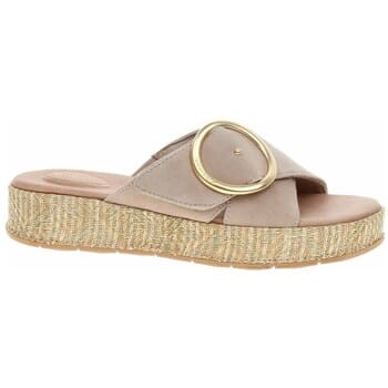 Tamaris Comfort Slippers beige Leer - Dames - Maat 38
