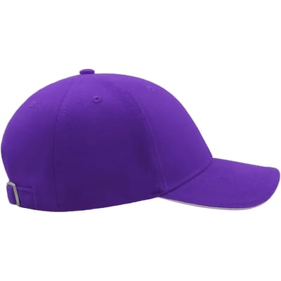 Atlantis Headwear Liberty Sandwich Cap AT610 - PURPLE/WHITE - One size