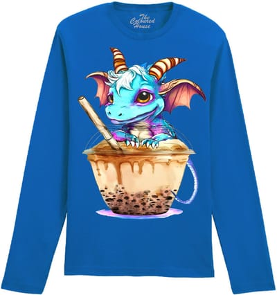 Draak Boba Tea Dragon The Coloured House Longsleeve T-shirt XXL