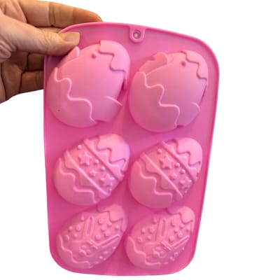 Vorm Paasei - Siliconen Bakvorm voor Chocolade Paaseieren of Cakejes -Mal Paasei met Kuiken, Sterren en Paashaas