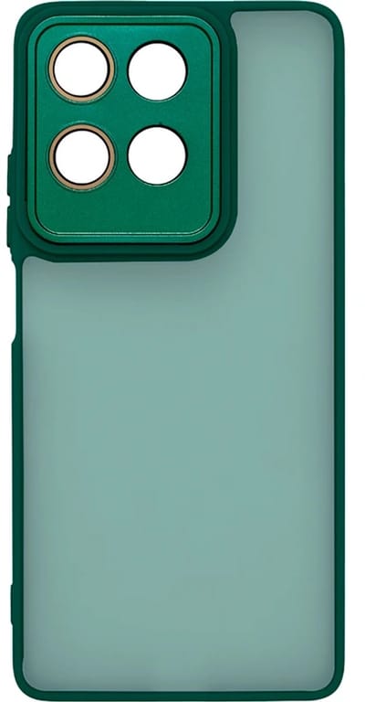 Doorschijnend Silcone hoesje Geschikt voor: Xiaomi Redmi Note 13 5G - Back Cover met Camera Bescherming - Bumper - Groen