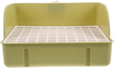 Huisdier Trainingsbak - Zindelijkheidstraining Bak - Zindelijkheid Trainen - Hoge Spatrand - 29 x 22 x 15 cm - Groen