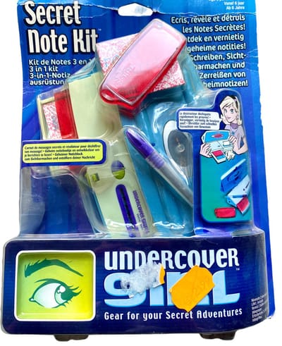 Wild planet - Secret note kit - Schrijf ontdek en vernietig geheime notities - Geheim - Notities - Undercover