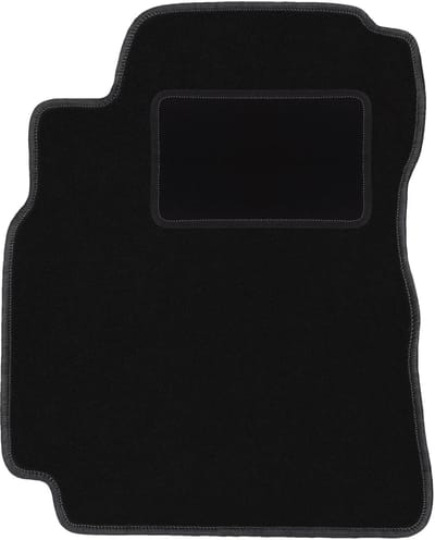 Chauffeursmat zwart voor: Nissan Primera P12 stationwagon, sedan, liftback (2001-2007)