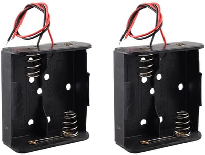 Cosensi - 2 Stuks C Batterijhouder met Draad voor Organisatie