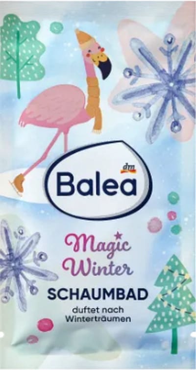 Winter Badschuim Magic Winter | Zoete Wintergeur | 1x 40ml | Badschuim Wintergeur Balea - Een Ontspannend Moment op Koude Dagen