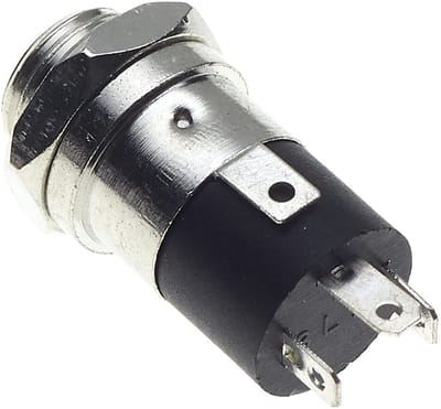 Chassis 3.5mm Jack 4-Polige Stereo Bus-Adapter met Moer voor Hoofdtelefoon en Audio