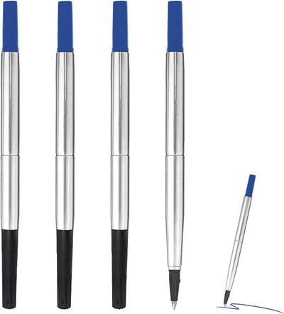 Quink Roller, blauwe inkt, 0,7 mm, nauwkeurig en betrouwbaar schrijven, voor professionele documenten