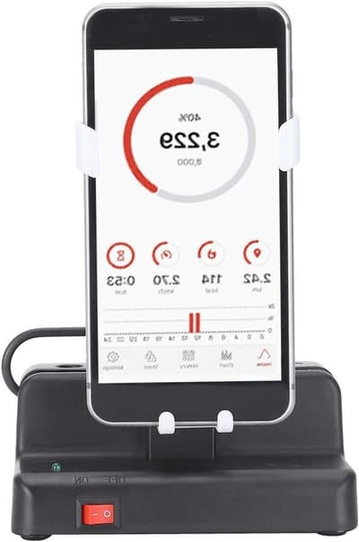 Telefoon Swing Vibrator met Automatische Stappenteller, Geluidsloos voor Thuis en Sportgebruik, Ideaal voor Ontspanning en Fitness
