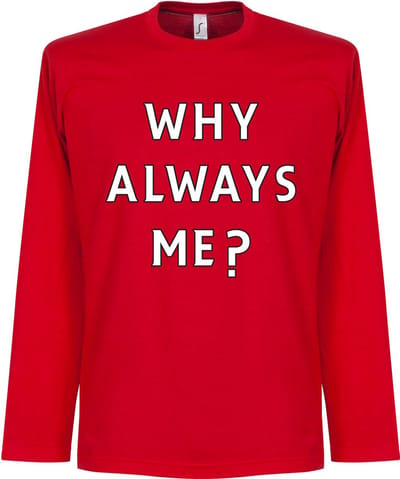 Why Always Me? Longsleeve Balotelli T-Shirt - S