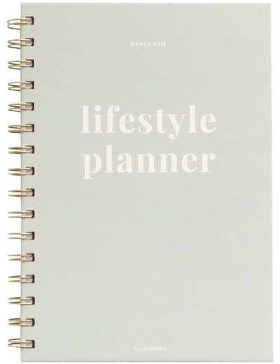 Planbooks - Lifestyle Planner - Pastel Groen - Gouden Spiraalbinding - A5 - Life Planner - Manon Kuin